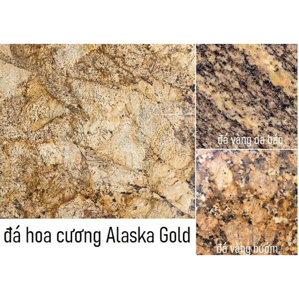 Đá hoa cương - Granite Vàng Alaska